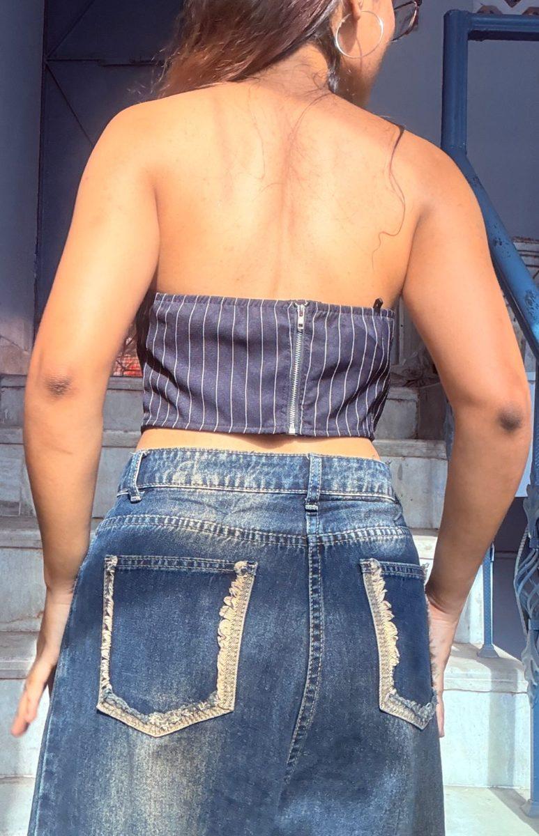 Pinstripe Bandeau